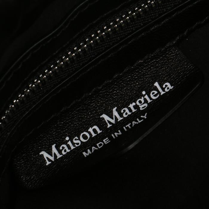 Maison Margiela Glam Slam Crossbody Bag Black Leather Shoulder Bag