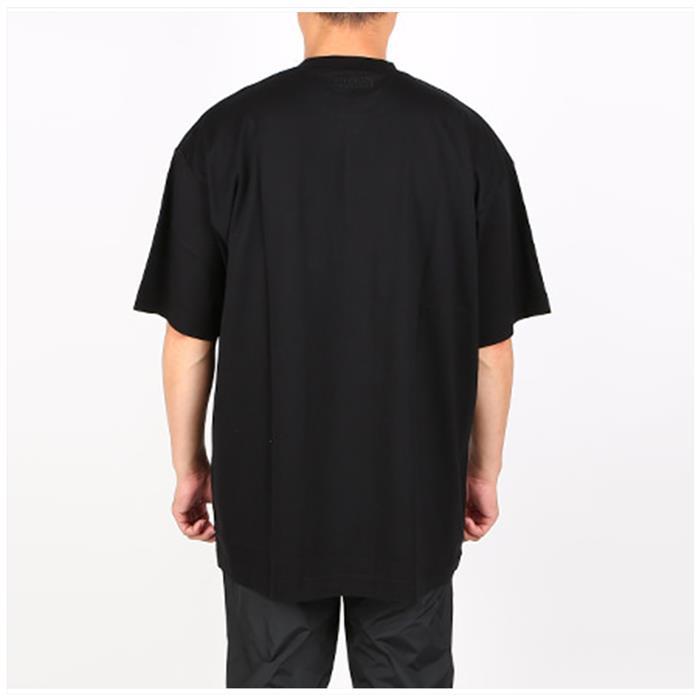 Vetements Black Chest Logo Print Short Sleeve T-Shirt