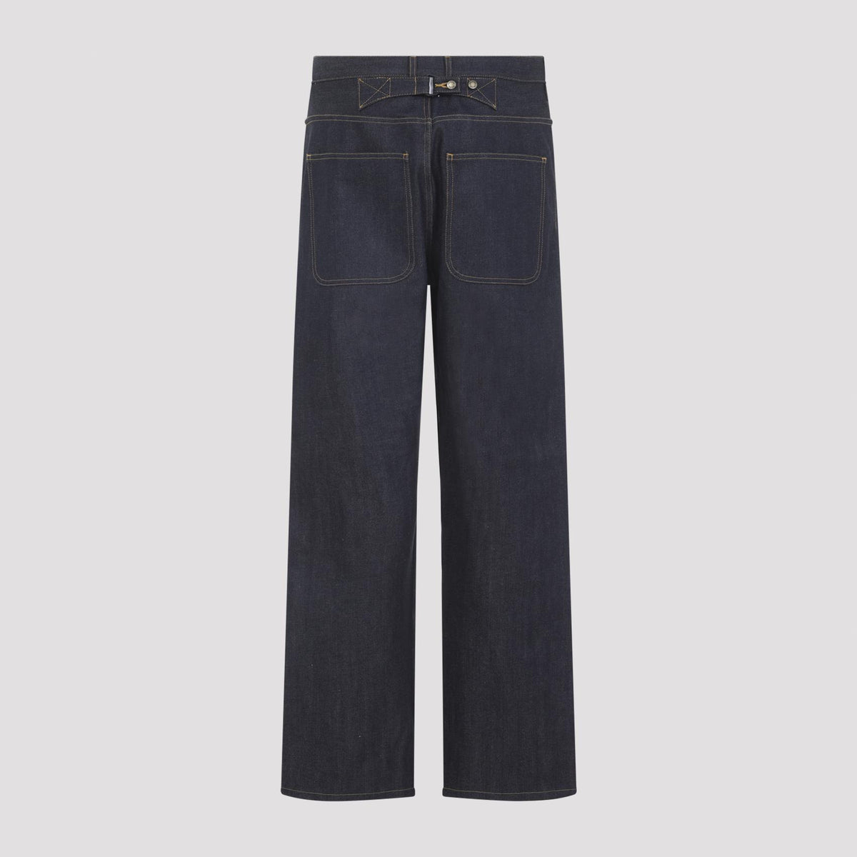 THOM BROWNE Dark Wash Slim Fit Denim Jeans for Men