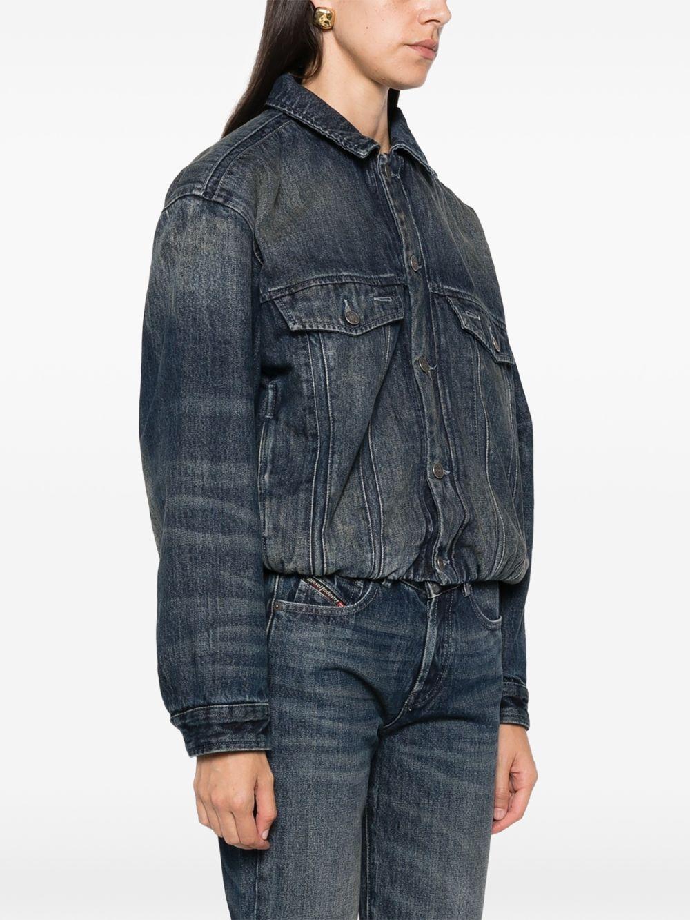 DIESEL Blue Denim Trucker Jacket Women’s
