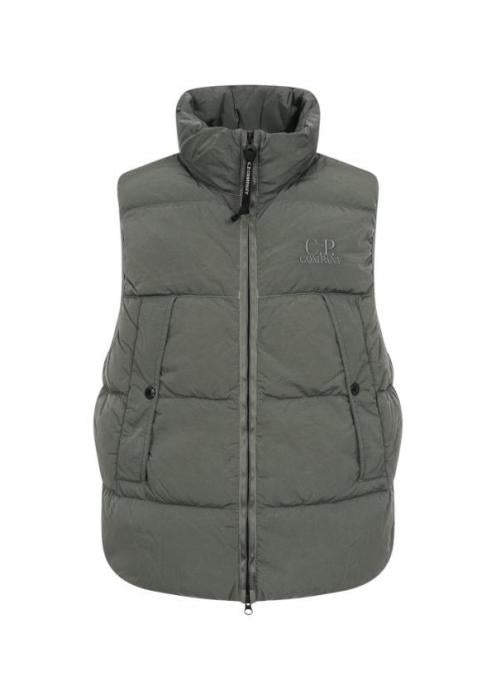 CP Company Chrome-R Lens Vest Black Nylon Utility Jacket 19CMVE149A 005904G 356