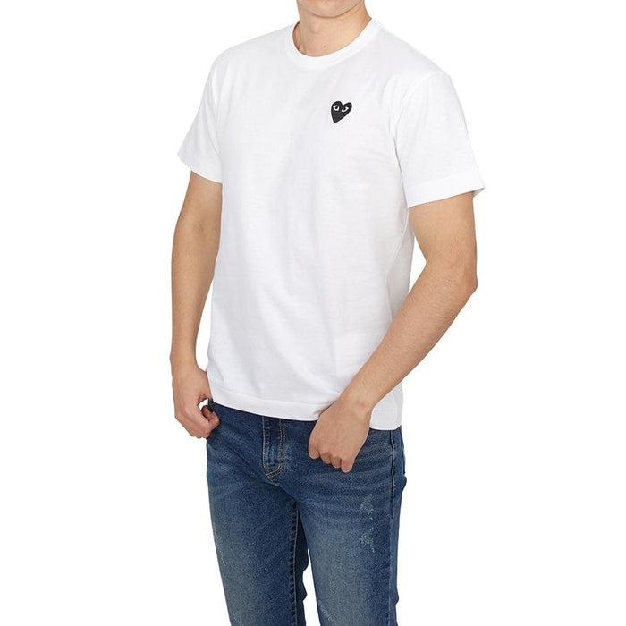 Comme des Garcons Black Heart Patch Unisex Short Sleeve T-Shirt AX T064 051 2