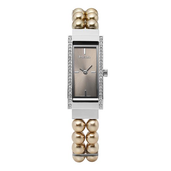 MISAKI Women’s Pearl Dial Metal Watch QCRWDELIGHTPEARLBR