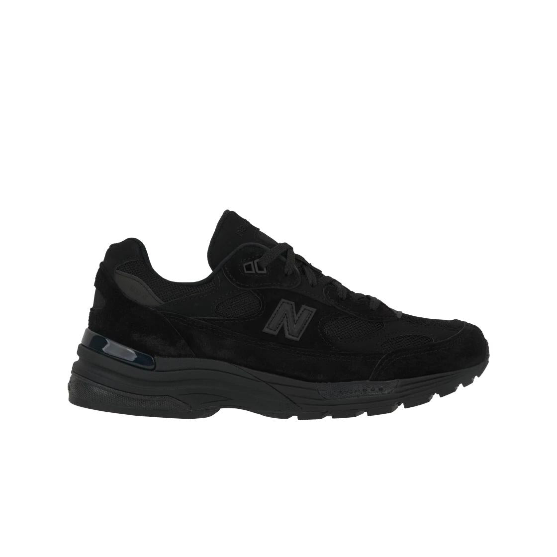 New Balance 992 Made in USA Core Triple Black Low-Top Sneakers U992TB