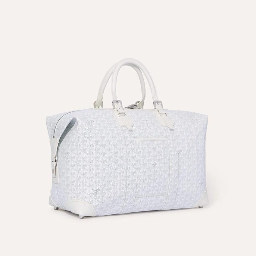 GOYARD Unisex White Bowling 45 Clutch Bag BOWLIN045 TY50 CL50P
