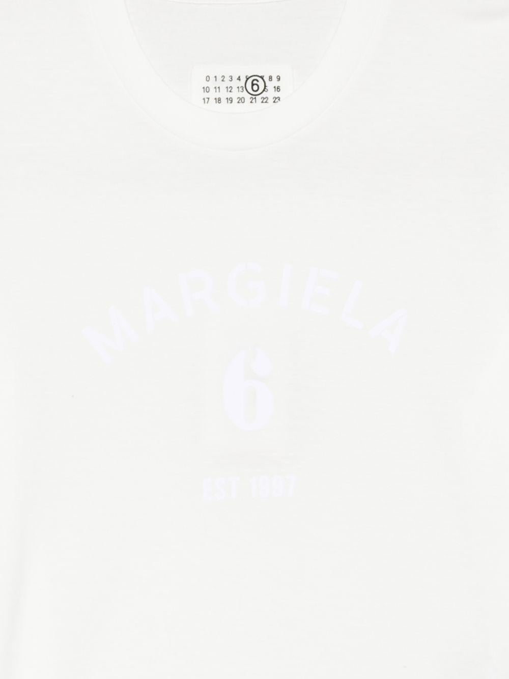 Maison Margiela Short Sleeve T-Shirt White Cotton Women’s