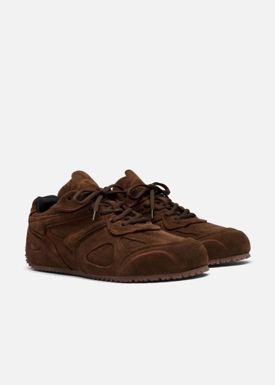 AXEL ARIGATO Leather Low-Top Sneakers Wom F4159002 DARK BROWN DARK BROWN GUM DOM