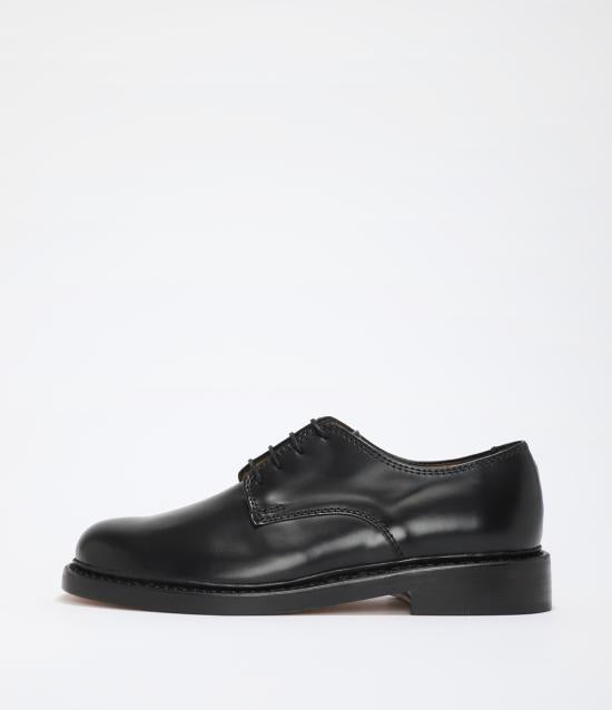 OUR LEGACY Uniform Parade Leather Derby Shoes M1937UPBL BLACK DOM