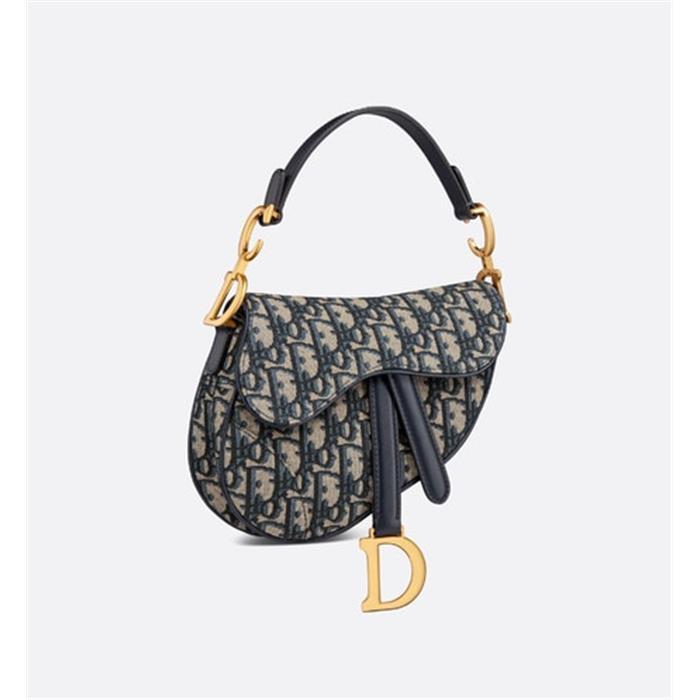 DIOR Oblique Jacquard Saddle Mini Strap Bag M0456CTZQ M928