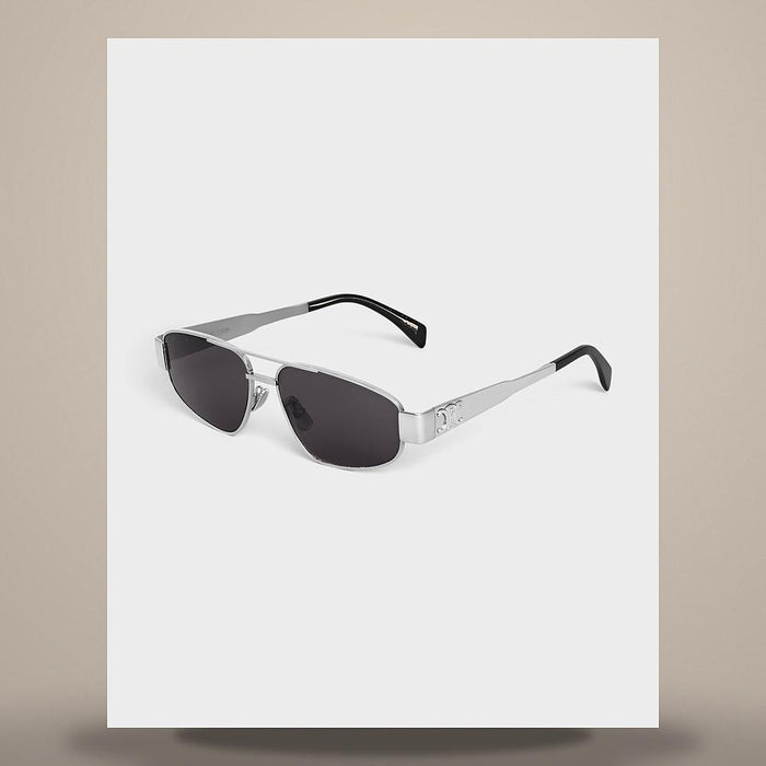 CELINE Triomphe Man 02 Acetate Dark Turquoise Sunglasses 4S334CPLB 06DT