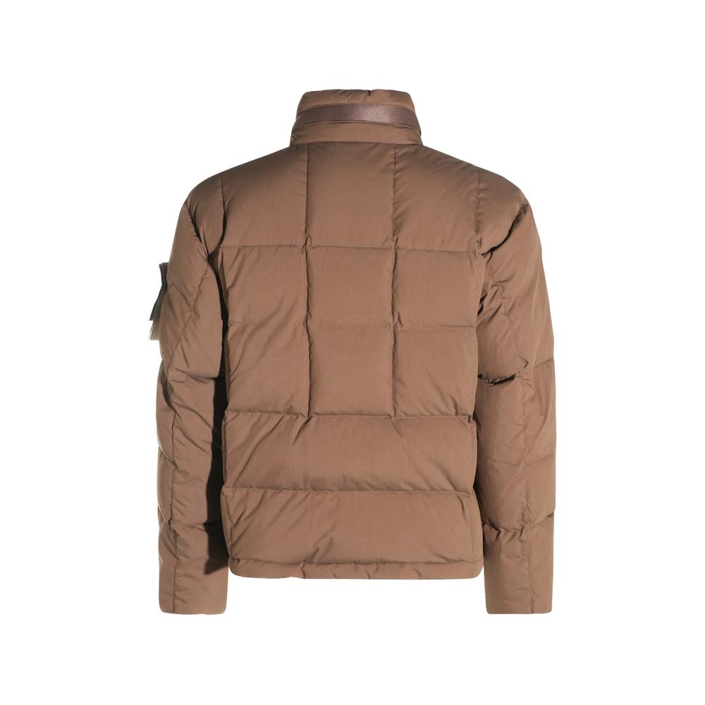STONE ISLAND Blue Down Puffer Jacket Men