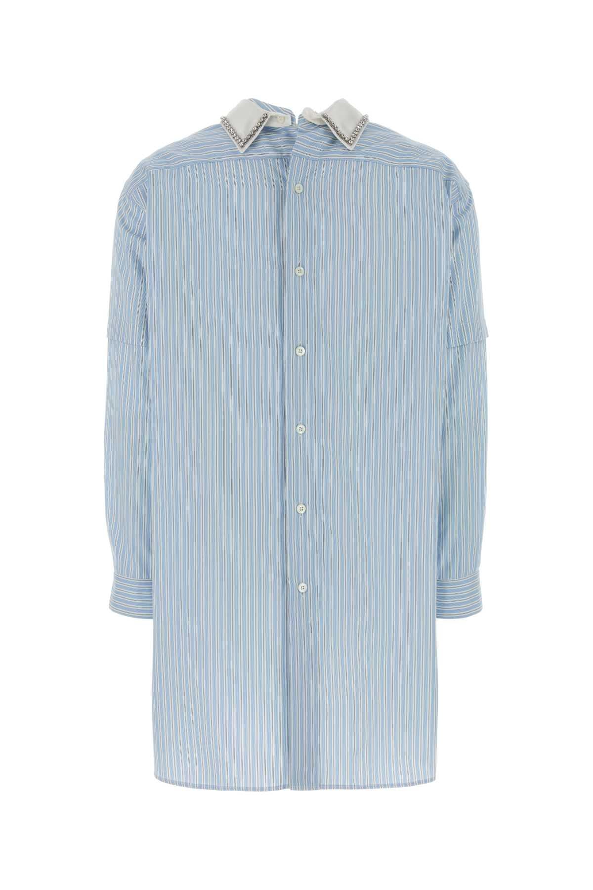 PRADA Knitwear Short Sleeve Button Shirt F0C9N