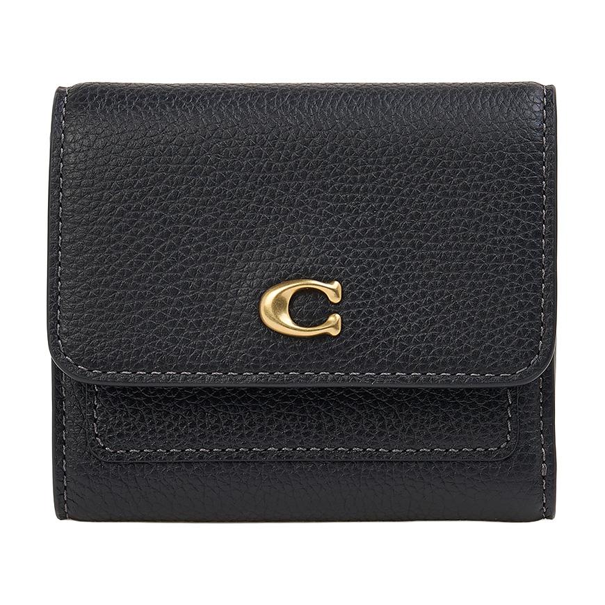 Coach Mila Small Flap Wallet for Women CAO13 B4BK