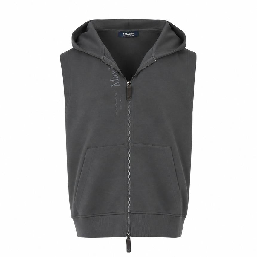 Max Mara Hooded Vest Jacket Black Women’s