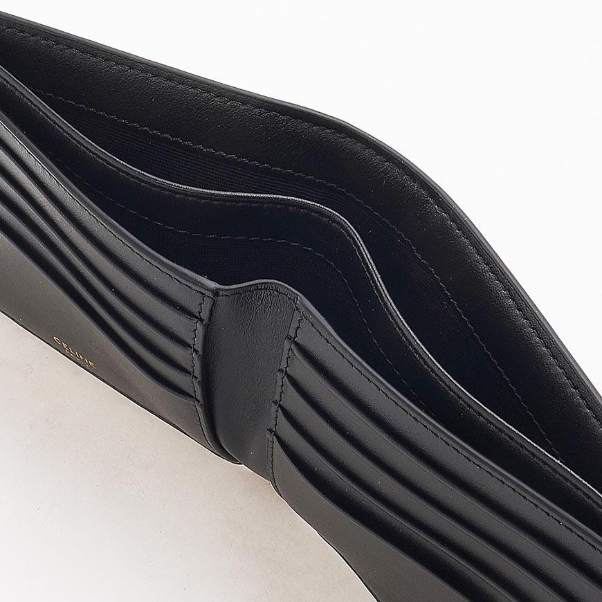CELINE Triomphe Canvas Bifold Wallet for Men Black
