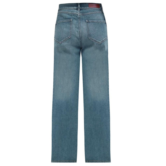 Max Mara MIRTE Straight-Leg Denim Jeans Blue Women's Pants