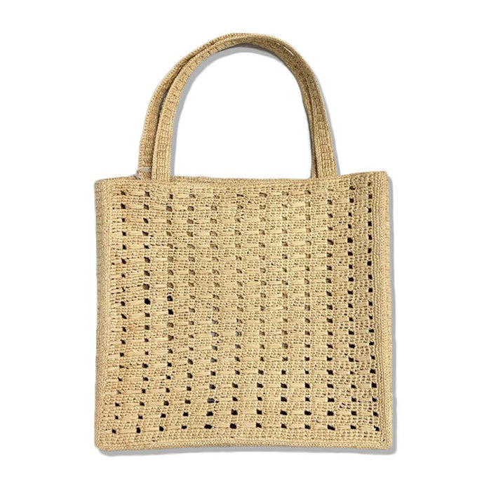 A.P.C. June Natural Logo Tote Bag Maroon F67048 BMC