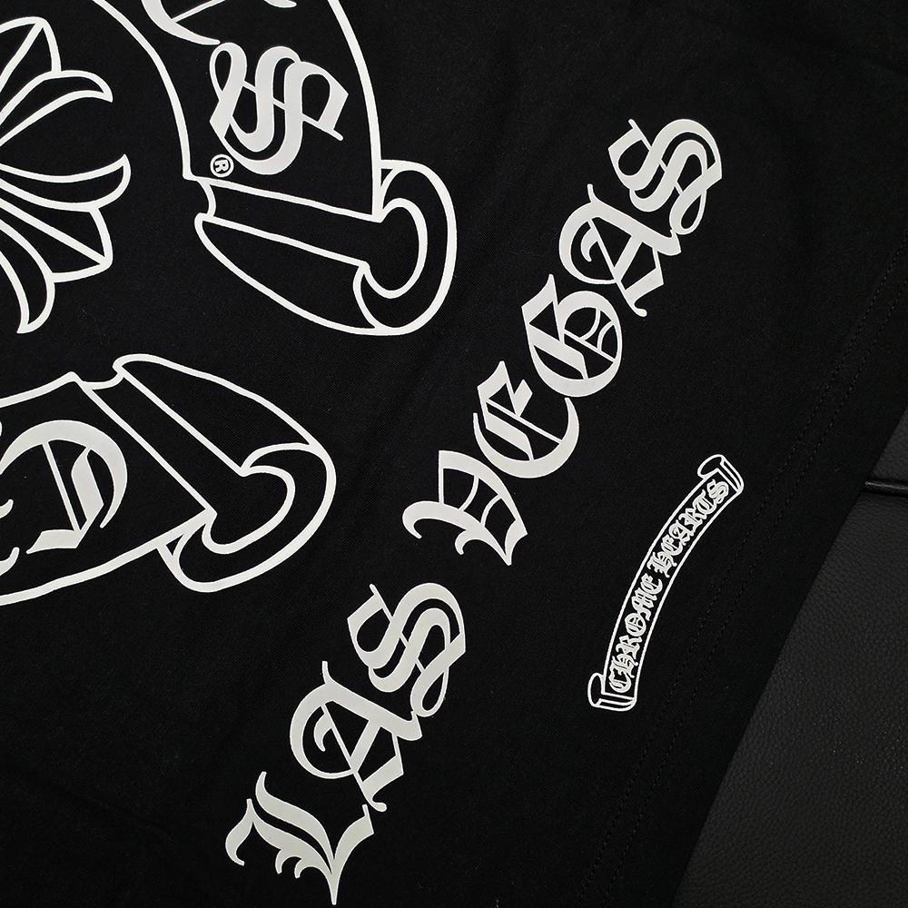 Chrome Hearts Horseshoe Logo Pocket Short Sleeve T-Shirt Black Las Vegas