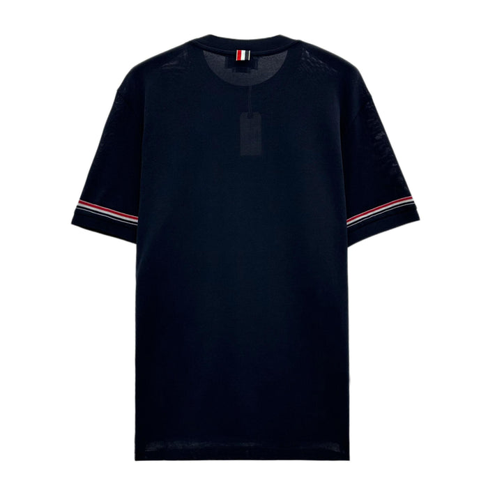 THOM BROWNE Light Armband Short Sleeve T-Shirt MJS247A415