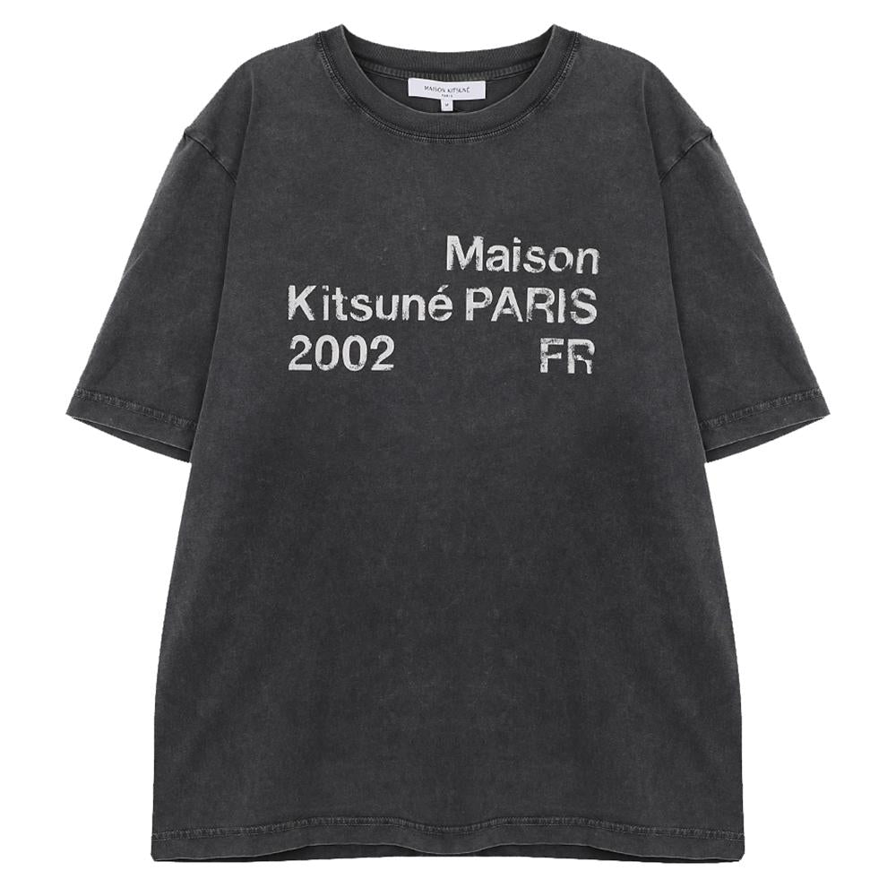 Maison Kitsune Washed Comfort T-Shirt Unisex White Cotton