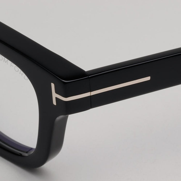 TOM FORD Black Bold Square Blue Light Blocking Eyeglass Frames Asia TF6072DB 001