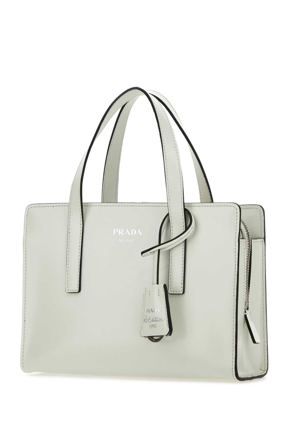 PRADA Black Leather Tote Bag