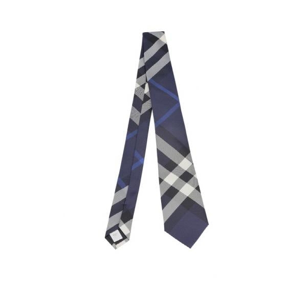 BURBERRY Mens Silk Tie Black Classic Necktie