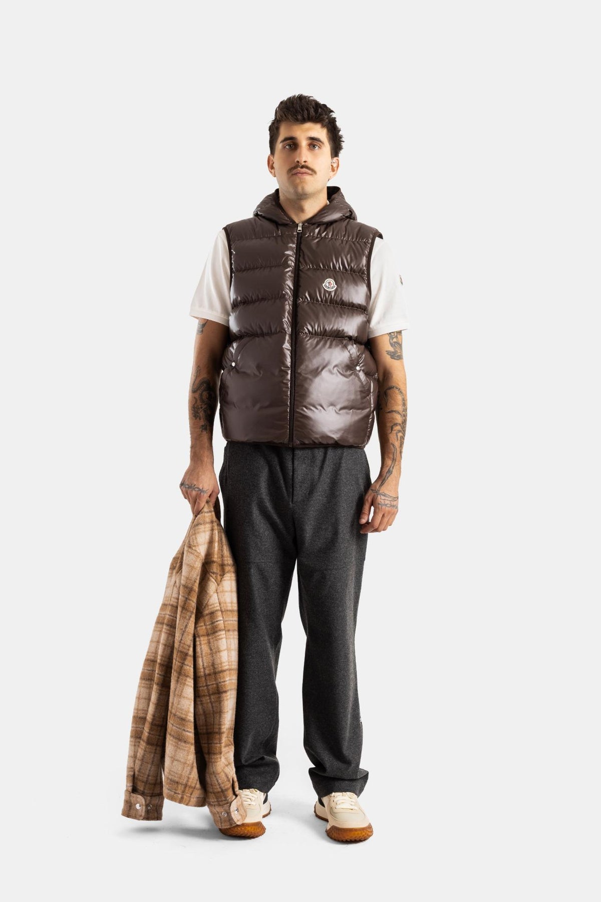 Moncler Black Down Puffer Jacket for Men