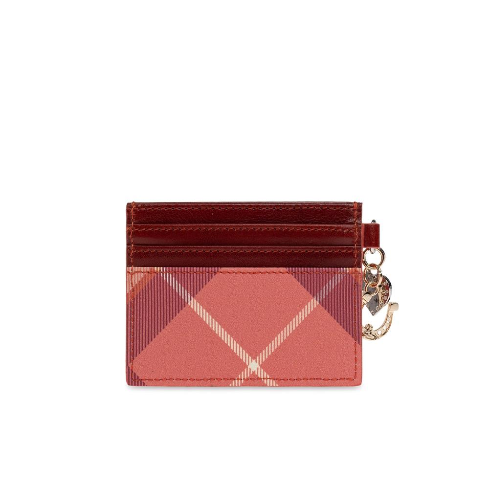 Vivienne Westwood Charm Leather Card Holder Wallet Green
