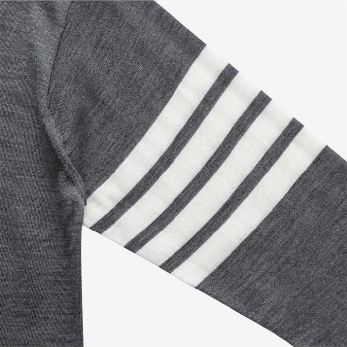 THOM BROWNE Wool Crewneck Sweater for Men MKA002A