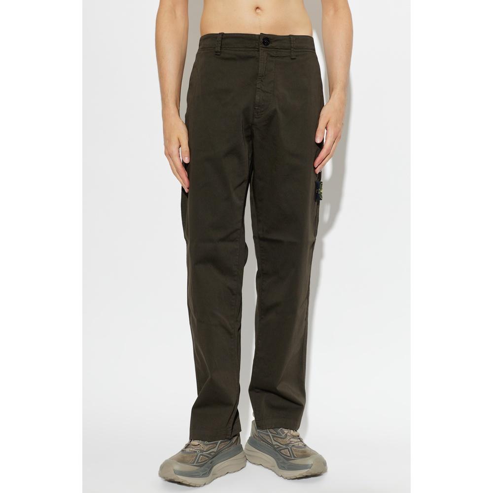 STONE ISLAND Logo Patch Classic Pants Men’s V0078