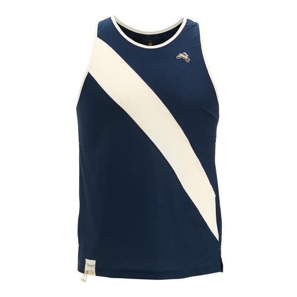 Tracksmith Van Cortlandt Singlet Navy Men's T-Shirt
