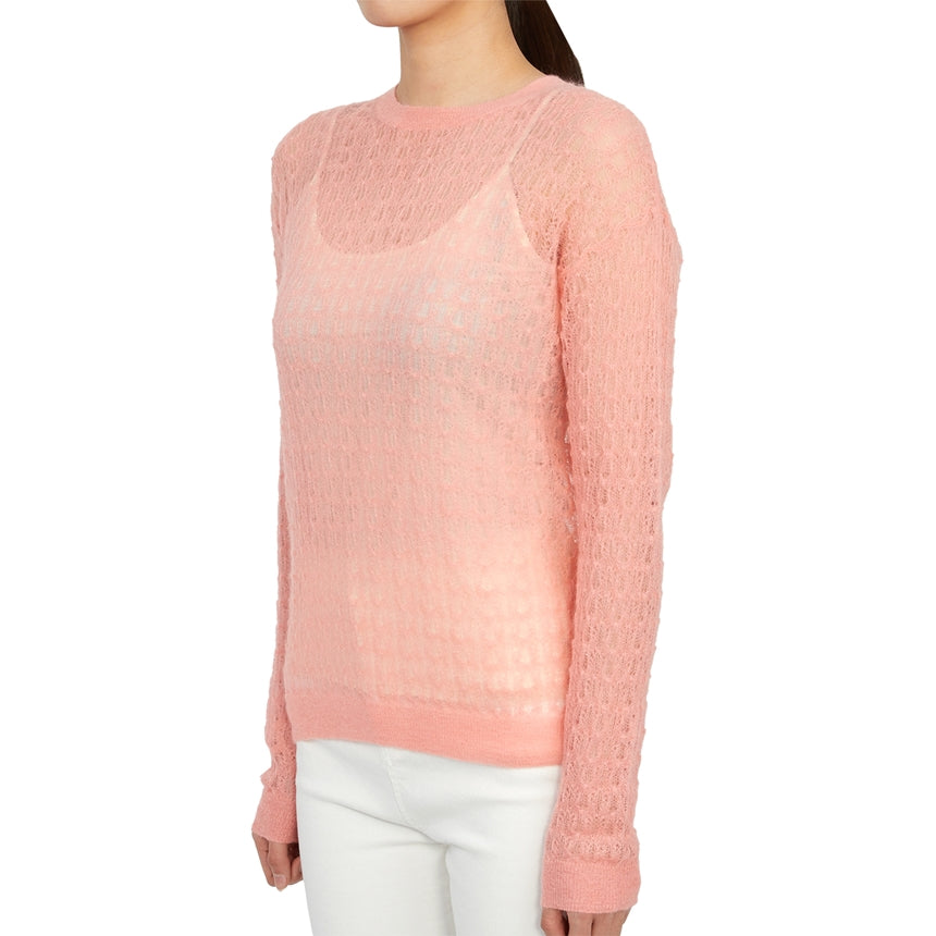 Max Mara Wool Round Neck Knit Sweater Black
