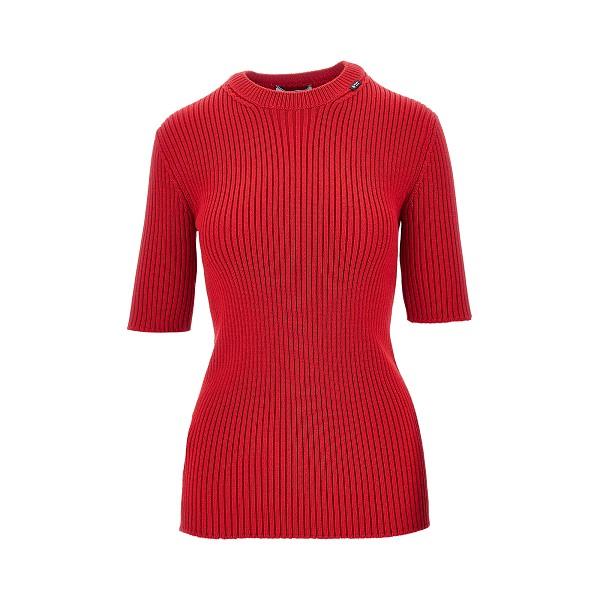 PRADA Black Wool Round Neck Knit Sweater