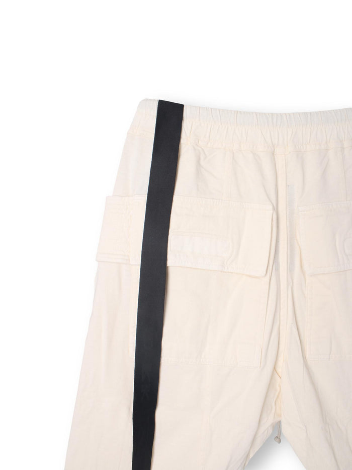Rick Owens DRKSHDW Creatch Natural Drawstring Cargo Pants RN DU01B7376 RN 21