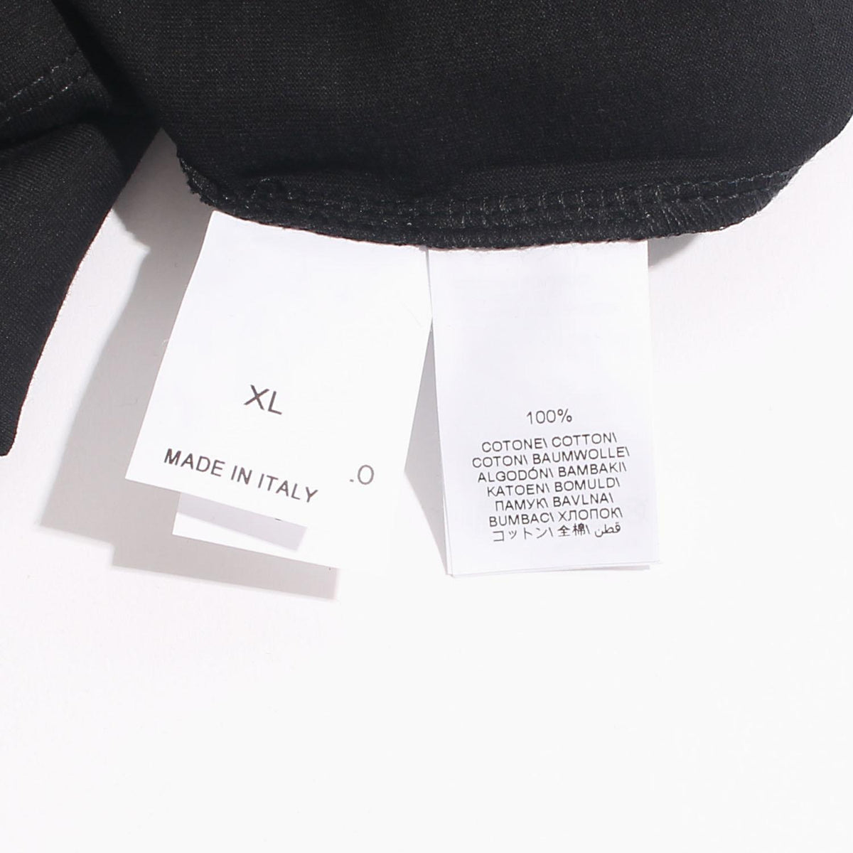 Brunello Cucinelli Black New York Logo Print Short Sleeve T-Shirt M0B138459 C101