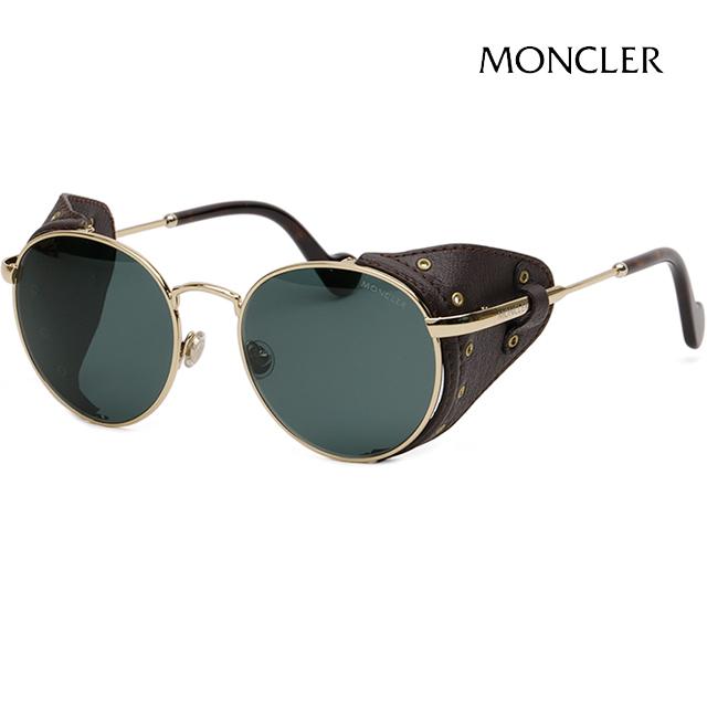 Moncler Polarized Sunglasses ML0182 32R with Leather Strap