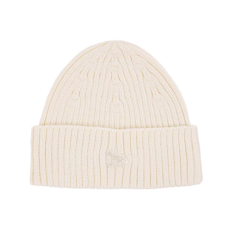 Maison Kitsune Unisex Baby Fox Beanie Hat, Wool Knit, P103 PW06102 KT1022 P103
