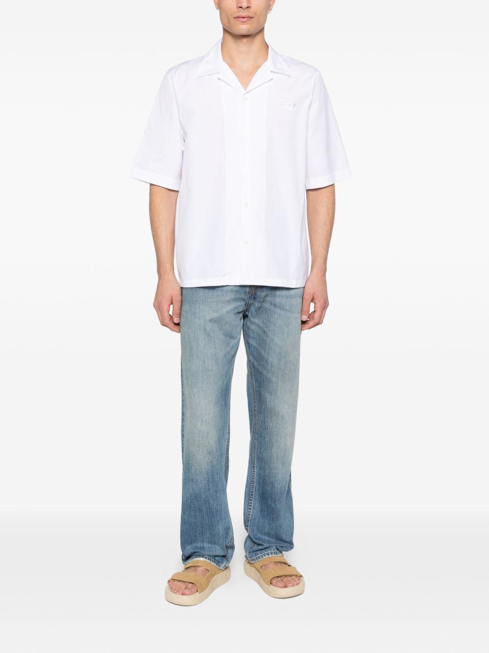 DIESEL Short Sleeve Shirt FW26 Black Cotton