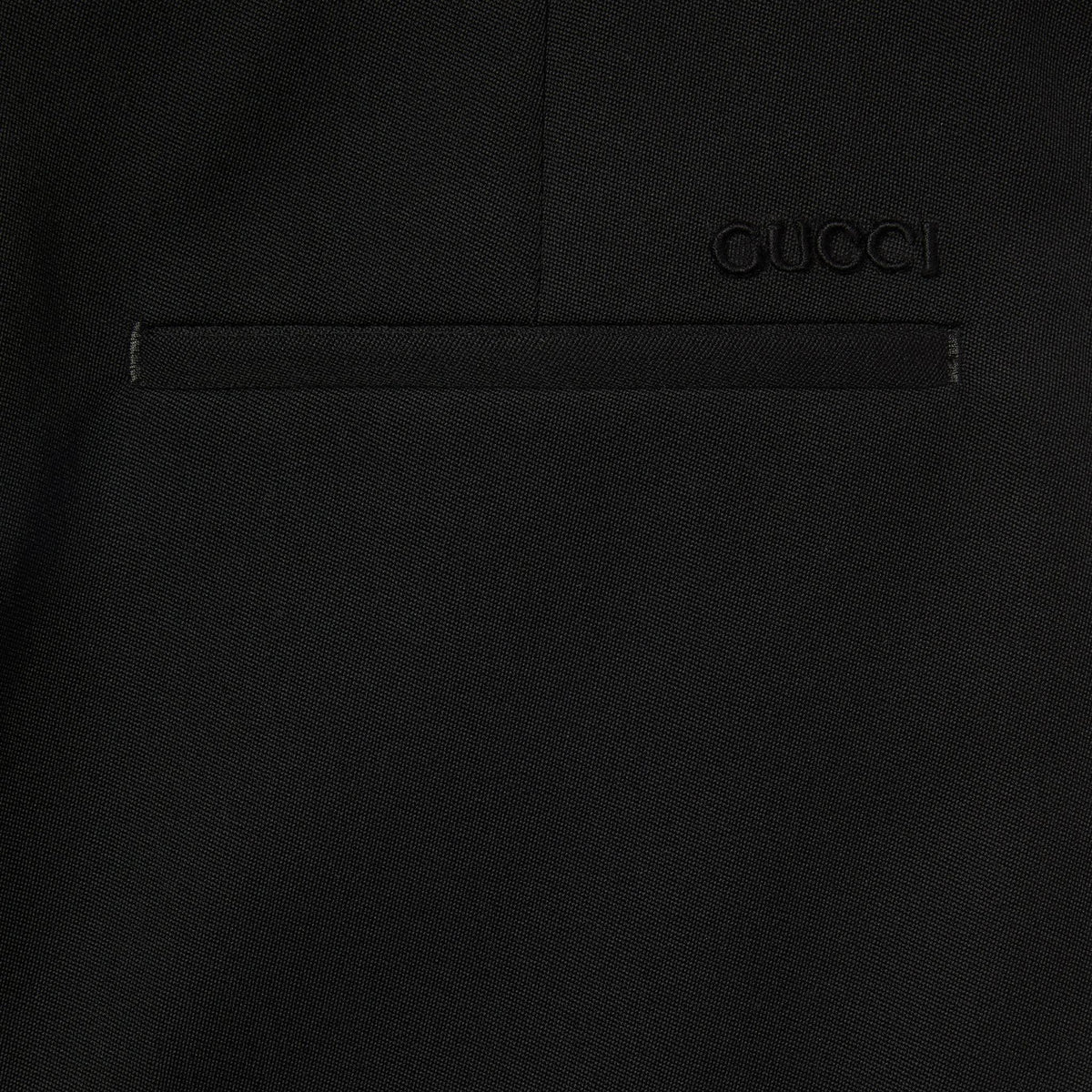 GUCCI Black Wool Suit Pants