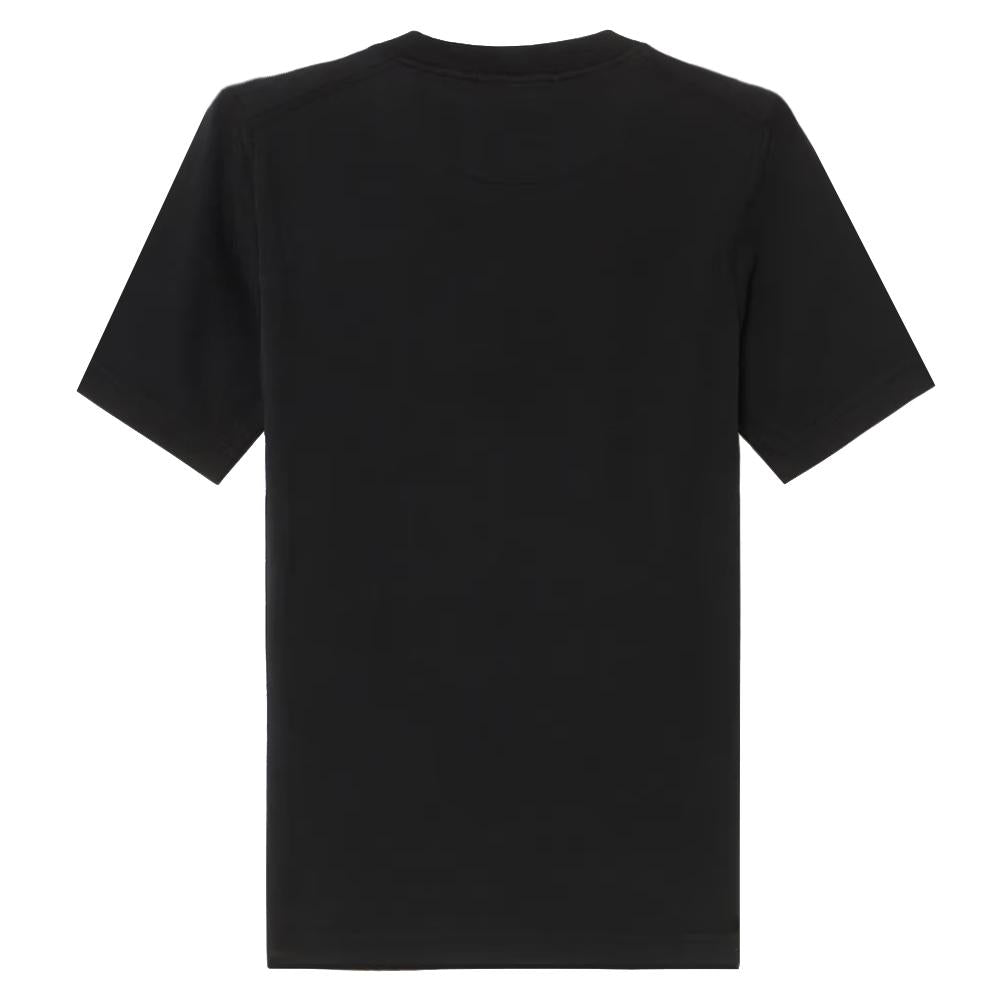 STONE ISLAND Black Cotton Kids Women’s T-Shirt K1S162100007 S0050 V0029
