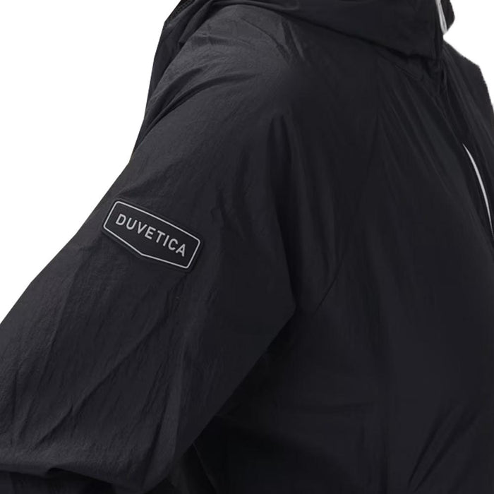 Duvetica Black Nylon Windbreaker Jacket for Women