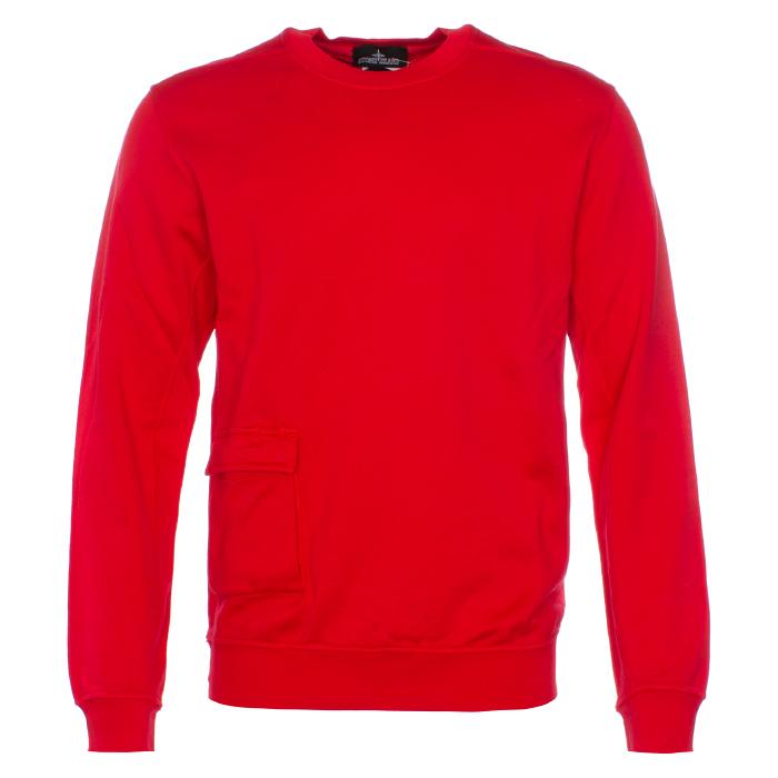 STONE ISLAND men’s red Shadow Project sweatshirt
