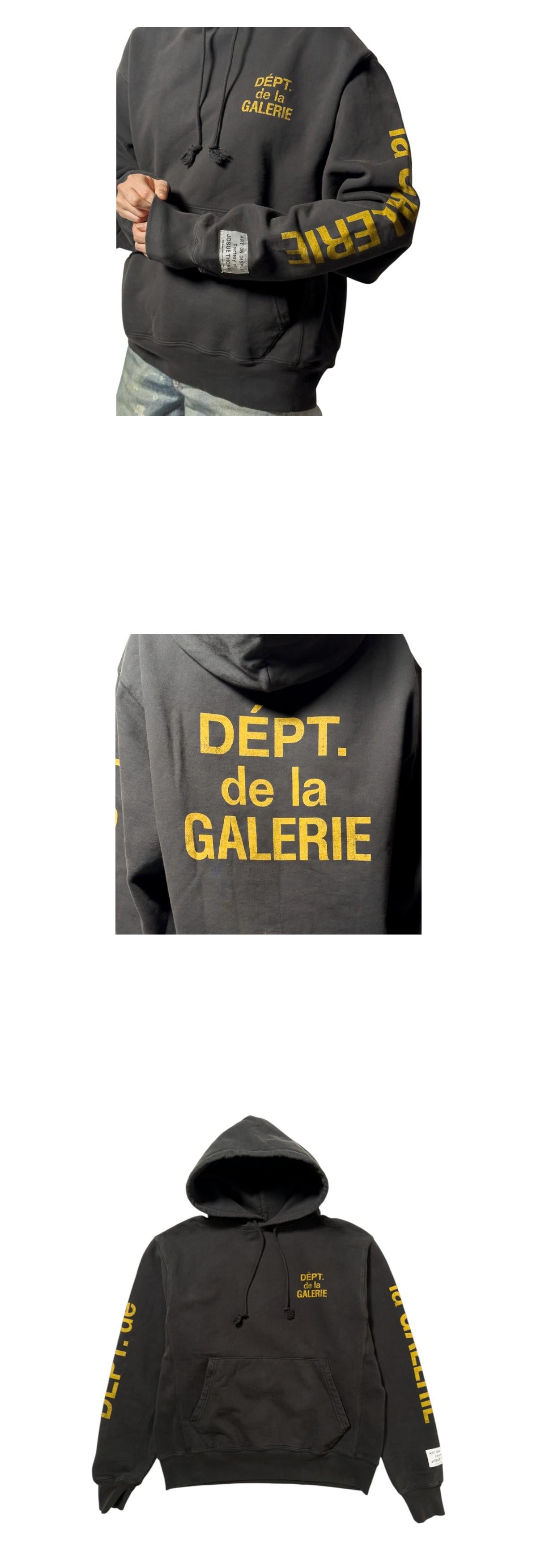 GALLERY DEPT. Black GALERIE Dept Hoodie Unisex