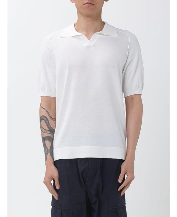 CP Company Cotton Crepe Polo Knit T-Shirt