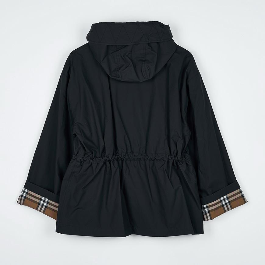 BURBERRY Women’s Medley Drawstring Jacket A1189 Black