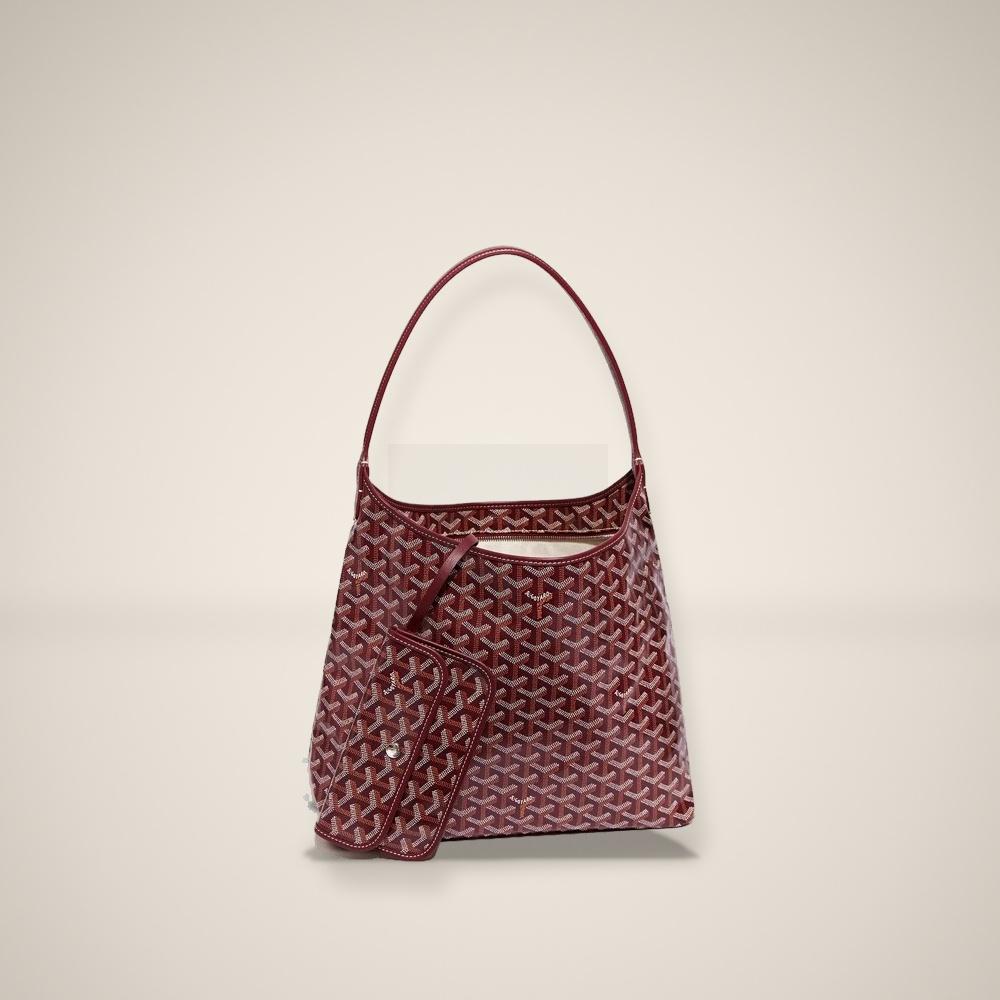GOYARD Boheme Burgundy Leather Tote Bag for Women BOHEME PMLTY 33CL33P