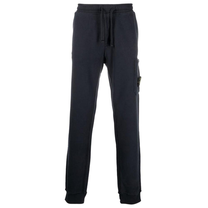 STONE ISLAND Navy Fleece Cargo Training Pants 771564520 V0020