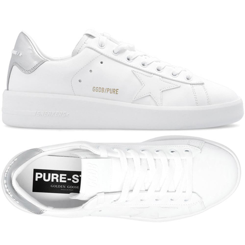 GOLDEN GOOSE Purestar Low-Top Sneakers White Leather