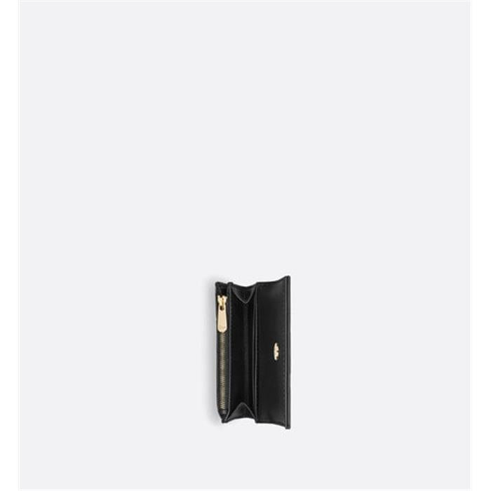 DIOR Miss Dior XS Black Leather Bifold Wallet S0966ONMJ